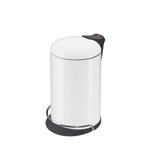 Hailo ProfiLine Solid Design 16 Kunststoff Abfallsammmler mit gedämpftem Schließ-Mechanismus,