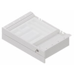 Hammerbacher kurze doppel Unterbauschubladen mit Antirutschmatte und Utensilienschale