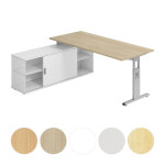 Hammerbacher Anbauschreibtisch 180x80 zur Auflage auf Sideboard