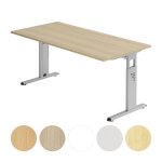 Hammerbacher Schreibtisch O-Serie 160x80 höheneinstellbar mit Rasterung 1 cm