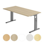 Hammerbacher Schreibtisch O-Serie 200x100 höheneinstellbar mit Rasterung 1 cm