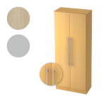 Hammerbacher Schrank Solid mit Relinggriff 5 Ordnerhöhen und Türen