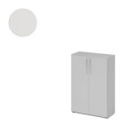 Hammerbacher Schrank Basic mit Bogengriff 3 Ordnerhöhen und Türen