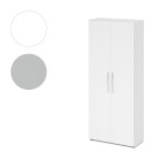 Hammerbacher Schrank Basic mit Bogengriff 5 Ordnerhöhen und Türen