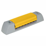 Kabelclips Serpa Kabelclip, Grundkörper: hellgrau, Verschluss gelb,