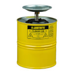 Justrite Sparanfeuchter 4,0 L Stahl mit Flammsperre und Pumpwerk