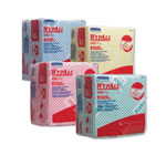 WYPALL X80 Plus Wischtücher Viertelfgefaltet mit 4-Farbsystem zur Vermeidung von Kreuzkontaminationen