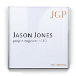 LITE Türschild stilvolle Beschilderung aus Acrylglas und Edelstahl