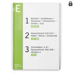 LITE Secure Infotafeln stilvolle Beschilderung aus Acrylglas und Edelstahl,