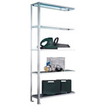 Regalsysteme Schraubregale META FIX Anbauregal, verzinkt,