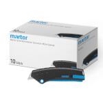 Martor Sicherheitsmesser Secunorm Mizar Sparset automatischer Klingenrückzug, 13 mm Schnittiefe