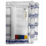 meiko Universal Microfasermopp blau/weiß fusselarmer Mopp mit weichen Borsten