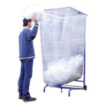 Mottez Müllsackhalterung für Abfallsäcke bis 2500 l