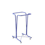 Mottez Müllsackhalterung mit Rollen für 400 L Säcke zur Halterung von Müllsacken bis 60 kg