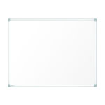 Nobo Prestige Whiteboard Emaille, magnetisch mit hochwertig eloxiertem Alurahmen,
