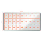 Nobo Schaukasten Premium Plus 27x DIN A4 für den Innenbereich, mit magnetischer Metalloberfläche und Alurahmen