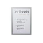 OFFICE Infotafeln, hochwertige Beschilderung aus Glas und Aluminium,