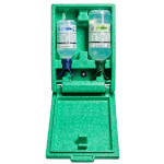 Plum Augenspülwandbox Duo Combi mit 2 Flaschen in geschlossener Wandbox mit Spiegel