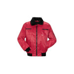 Planam Pilotenjacke rot wasserabweisende 3-in-1 Jacke, Ärmel und Kragen abnehmbar