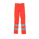 Planam Warnschutz-Bundhose orange Arbeitshose mit Reflexstreifen