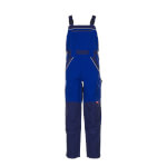 Planam Latzhose Plaline kornblau-marine hochwertige Arbeitslatzhose mit elastischen Trägern