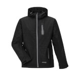 Planam Softshell-Jacke Cube schwarz wasserabweisend, winddicht, leicht und atmungsaktiv