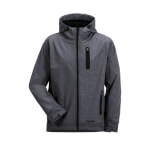 Planam Softshell-Jacke Cube grau wasserabweisend, winddicht, leicht und atmungsaktiv