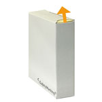 Handetikettenspender aus Pappe für Etiketten auf Rolle