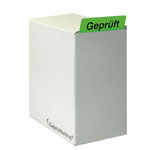 Handetikettenspender aus Pappe für Etiketten auf Rolle