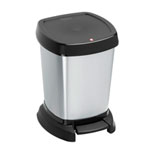 rothopro Paso Tretabfallbehälter robuste Kunststoffkonstruktion mit Beutelhalter, inkl. Soft-Close Deckel