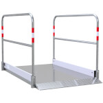 Grabenbrücke aus Aluminium für den sicheren Übergang über Gräben und Kanäle