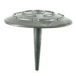Markierungsnägel Aluminium, ohne Reflexlinsen,