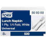 Tork 10300 Lunchserviette Weiß Universal 1-lagig