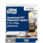 Tork 15830 Xpressnap Fit  Spenderserviette weiß Advanced 2-lagig für Spendersystem N14