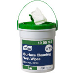 Tork 190594 Feuchte Oberflächenreinigungstücher Premium 1-lagig im Spendereimer W15