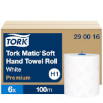 Tork 290016 Matic weiches Rollenhandtuch Premium 2-lagig für Spendersystem H1
