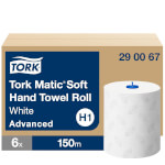 Tork 290067 Matic weiches Rollenhandtuch Advanced Advanced 2-lagig für Spendersystem H1