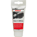 sonax Chrom- & AluPaste, Pflegepaste zur Beseitigung von Korrosion und blinden Stellen