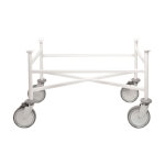 Söhngen Fahrgestell für Krankentragen stabile Ausführung mit vier Gummi-Lenkrollen