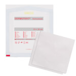 DERMOTEKT® Kompresse V, 2 Stück vollvolumiges Polyestervlies, hohe Saugfähigkeit,