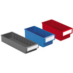 Treston PP Kleinteilekasten Schublade stapelbar, gewellter Boden erleichtert das Greifen