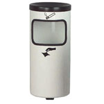 Ascher Wandascher Abfallbehälter TKG Kombisammler Rondo, Wandmodell (Durchm. x H) 18,0 x 41,0 cm