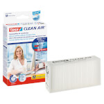 tesa Clean Air Feinstaubfilter M für Laserdrucker, Fax- und Kopiergeräte aus Natur-Vliesstoff