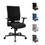 Topstar Bürostuhl Syncro Clean inkl. Armlehnen TW1 moderner Bandscheibendrehstuhl mit antibakteriellem Stoffbezug