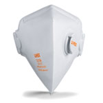 uvex Atemschutzmaske silv-Air c 3210 FFP2 Einwegmaske, Faltmaske mit Ausatemventil, Schutzstufe FFP2 D