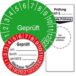 Prüfplaketten