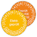 Elektro-Prüfplaketten