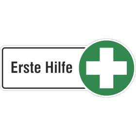 Fahnenschild Erste Hilfe