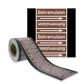 Rohrleitungskennzeichnungsband Bohremulsion