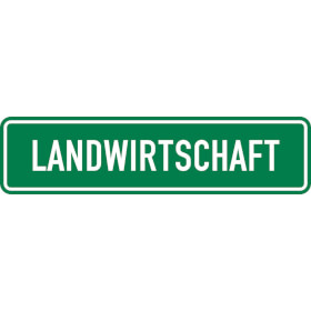 SafetyMarking Hinweisschild Landwirtschaft